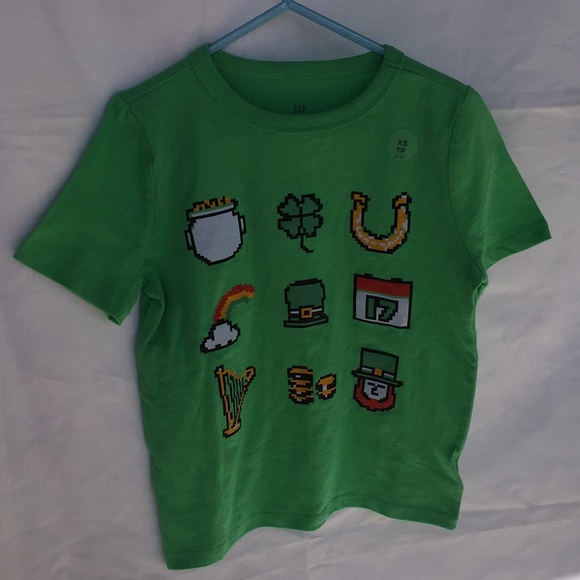 GAP Kids XS(4-5) St. Patrick’s Day Tee - Picture 1 of 3